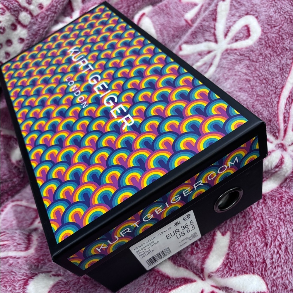 Kurt Geiger Rainbow Patterned Heels